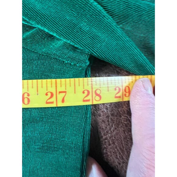 Plus By Peggy Lutz Green Textured Slinky Cardigan Short Sleeve Top Set 18/20 - Picture 7 of 11